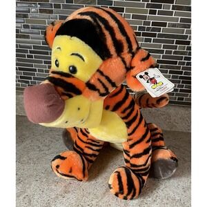 Vtg 16" Tigger Large Plush Walt Disney World Exclusive With Tags 1980's